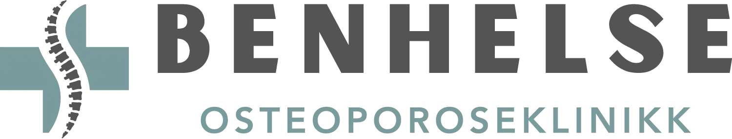 Logoen til Benhelse, osteoporoseklinikken i Sarpsborg
